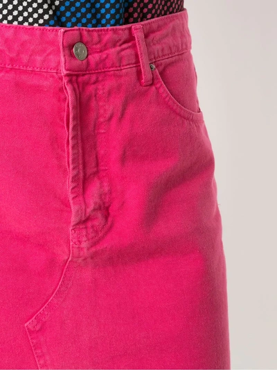 Shop Eva Twill Mini Skirt In Pink