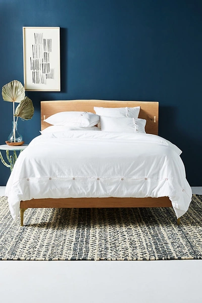 Shop Anthropologie Prana Live-edge Bed By  In White Size Kg Top/bed