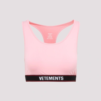 Shop Vetements Vetement In Baby Pink