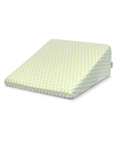 Shop Rio Home Fashions Sleep Yoga Wedge Pillow 10" Memory Foam With Coverâ In Green
