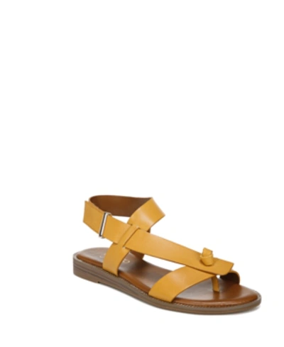 Shop Franco Sarto Glenni Sandals Women's Shoes In Goldenrod Leather