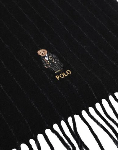 Shop Polo Ralph Lauren Scarves In Black