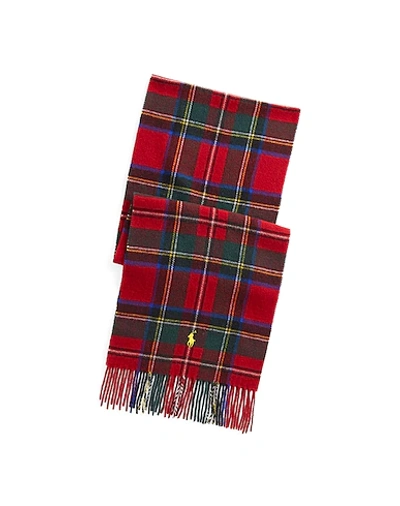 Shop Polo Ralph Lauren Scarves In Red