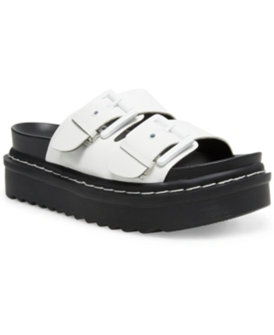 Shop Madden Girl Dizzy Platform Sandals In White