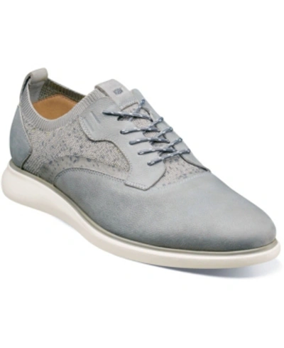 Shop Florsheim Men's Fuel Knit Plain Toe Oxford Shoe Men's Shoes In Light Gray