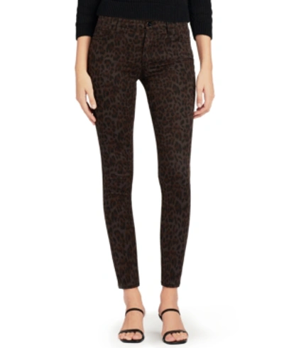 Shop Joe's Jeans Icon Animal-print Ankle Skinny Jeans In Dark Leopard