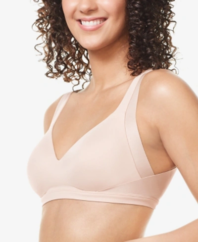 Shop Warner's Warners No Side Effects Underarm And Back-smoothing Comfort Wireless Lightly Lined T-shirt Bra Ra223 In Rosewater