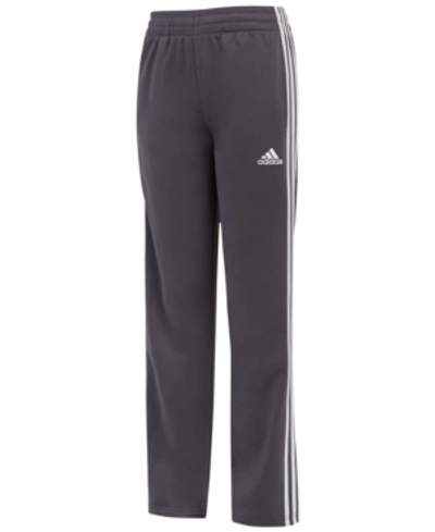 Shop Adidas Originals Big Boys Iconic Tricot Pants In Dark Grey