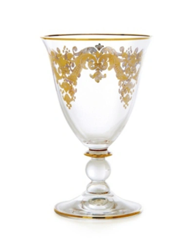 Shop Classic Touch Water Glasses With 24k Gold Artwork