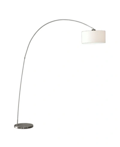 Shop Artiva Usa Adelina Arched Floor Lamp In Silver