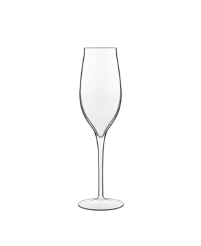 Shop Luigi Bormioli Vinea 6.75 oz Prosecco Wine Glasses, Set Of 2 In Clear
