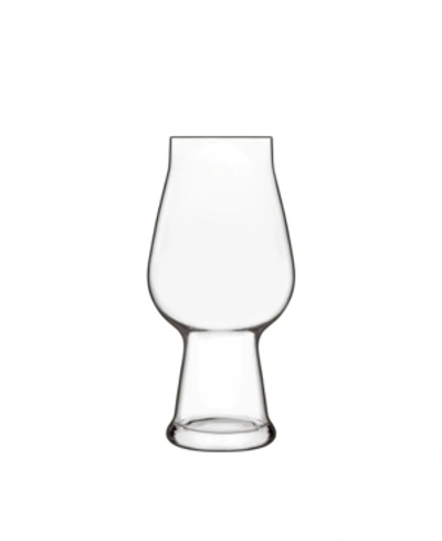Shop Luigi Bormioli Birrateque 18.25 oz India Pale Ales Glasses, Set Of 2 In Clear