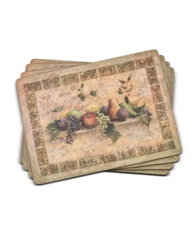 Shop Pimpernel Tuscan Palette Placemats, Set Of 4 In Multi