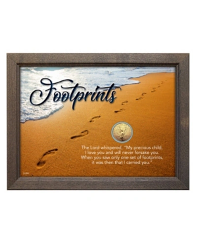 Shop American Coin Treasures Footprints With Angel Coin With Frame