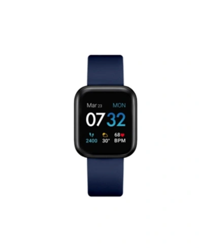 Shop Itouch Air 3 Unisex Heart Rate Navy Strap Smart Watch 44mm