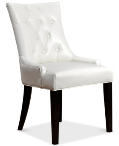 Shop Abbyson Living Edann Dining Chair In White