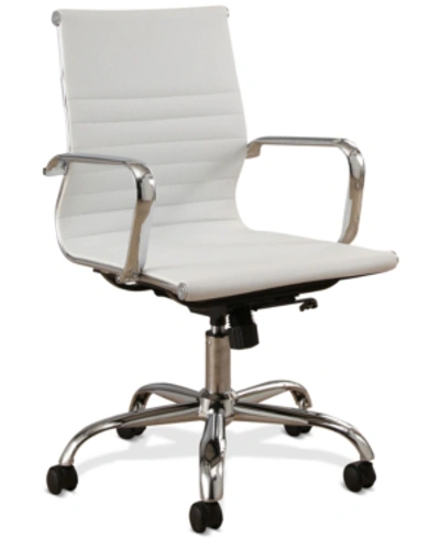 Shop Abbyson Living Arkin Office Chair In White