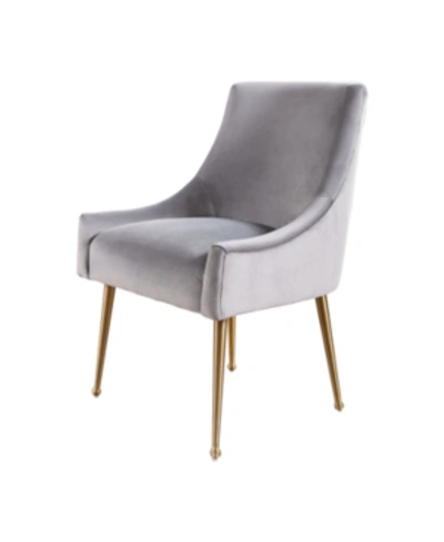 Shop Abbyson Living Dakota Dining Chair In Grey