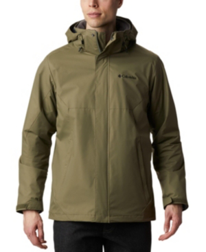 Columbia Men S Eager Air 3 In 1 Omni Shield Jacket In Stone Green Modesens