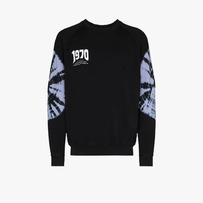 Shop Satisfy X 50 Years '1970' Sweatshirt In Black