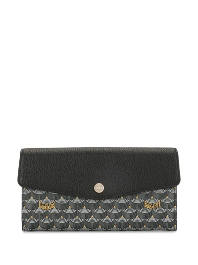 Shop Fauré Le Page Parade Rectangular Wallet In Black