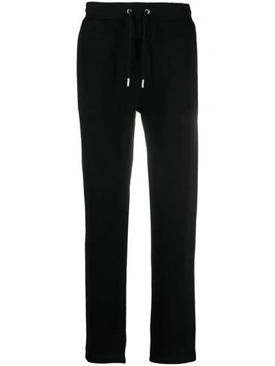 Shop Karl Lagerfeld K Embroidery Track Pants In Black
