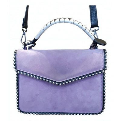 Pre-owned Les Petits Joueurs Purple Suede Handbags
