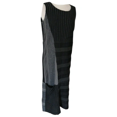 Pre-owned Whistles Wool Maxi Dress In Black