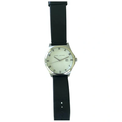 Pre-owned Marc Jacobs Snapshot Watch In White