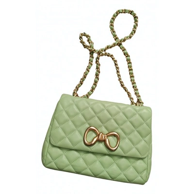 Pre-owned Moschino Cheap And Chic Green Leather Handbag