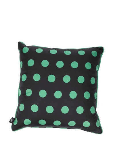 Fornasetti High Fidelity Silk Cushion 45cm X 45 Cm In White