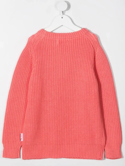 Shop Molo Gillis Intarsia-knit Jumper In Pink