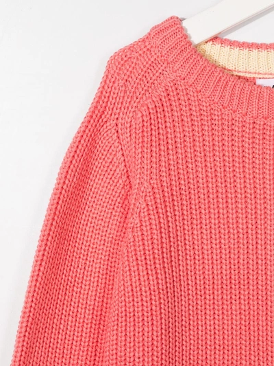 Shop Molo Gillis Intarsia-knit Jumper In Pink