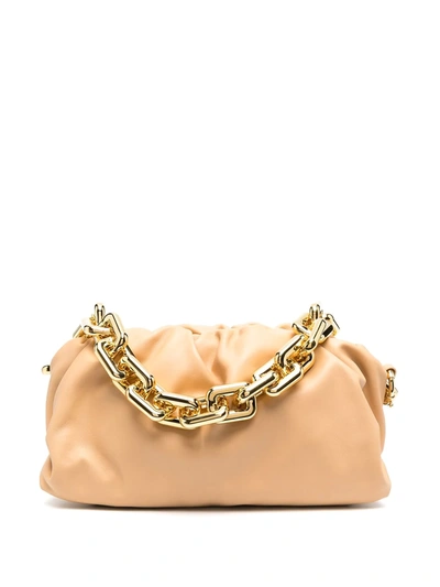 Shop Bottega Veneta The Chain Pouch Shoulder Bag In Neutrals