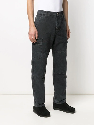 Shop Carhartt Keyton Cargo Trousers In Black