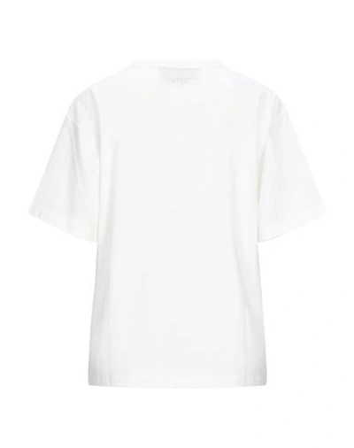 Shop Philosophy Di Lorenzo Serafini Woman T-shirt White Size L Cotton, Polyester