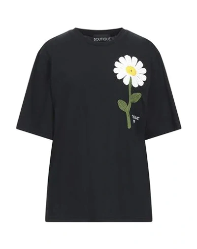 Shop Boutique Moschino Woman T-shirt Black Size 2 Cotton