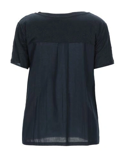 Shop Woolrich T-shirts In Dark Blue