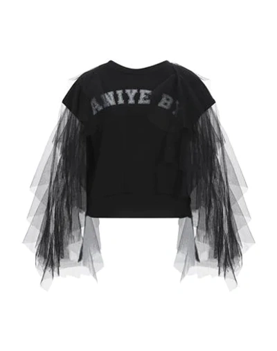 Shop Aniye By Woman Sweatshirt Black Size S Cotton, Polyester