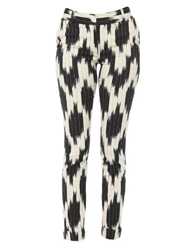 Shop Roberto Cavalli Pants In Ivory