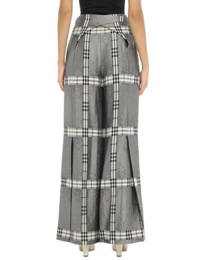 Alberta Ferretti Pants In Grey