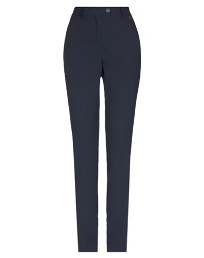 Shop Twinset Woman Pants Midnight Blue Size 10 Viscose, Polyamide, Elastane