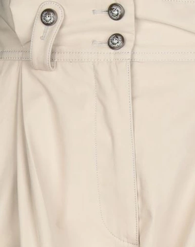 Shop Dolce & Gabbana Woman Shorts & Bermuda Shorts Beige Size 2 Cotton