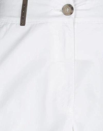 Shop Peserico 3/4-length Shorts In White