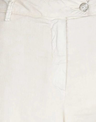 Shop Re-hash Casual Pants In Ivory