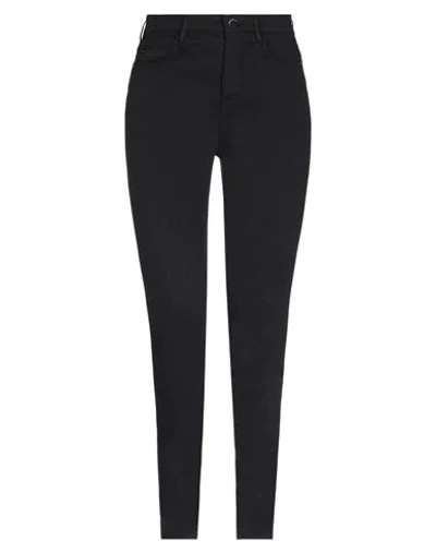 Shop Guess Woman Pants Black Size 28w-29l Cotton, Elastomultiester, Elastane