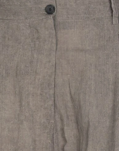 Shop Masnada Woman Pants Khaki Size 10 Cotton, Linen, Wool In Beige