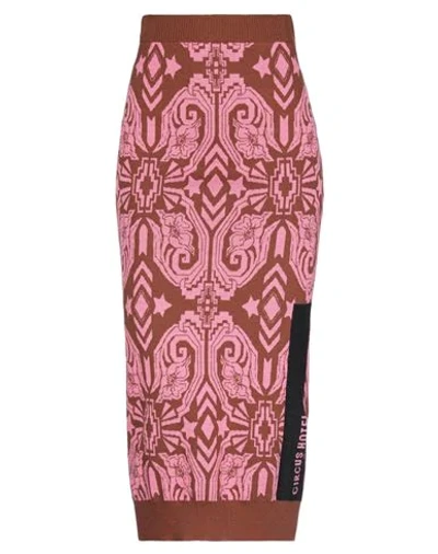 Shop Circus Hotel Midi Skirts In Pink