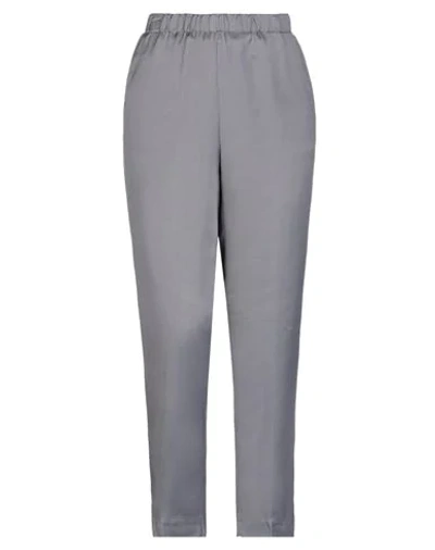 Shop Kiltie Casual Pants In Grey
