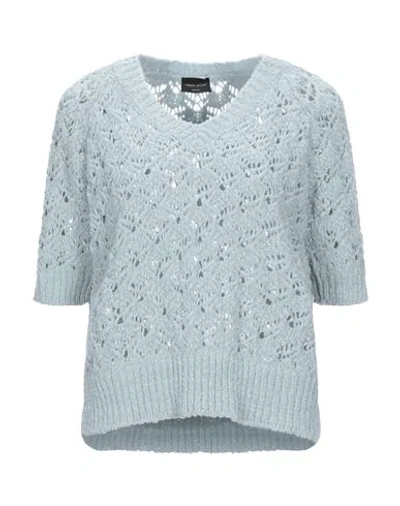 Shop Roberto Collina Sweaters In Pastel Blue